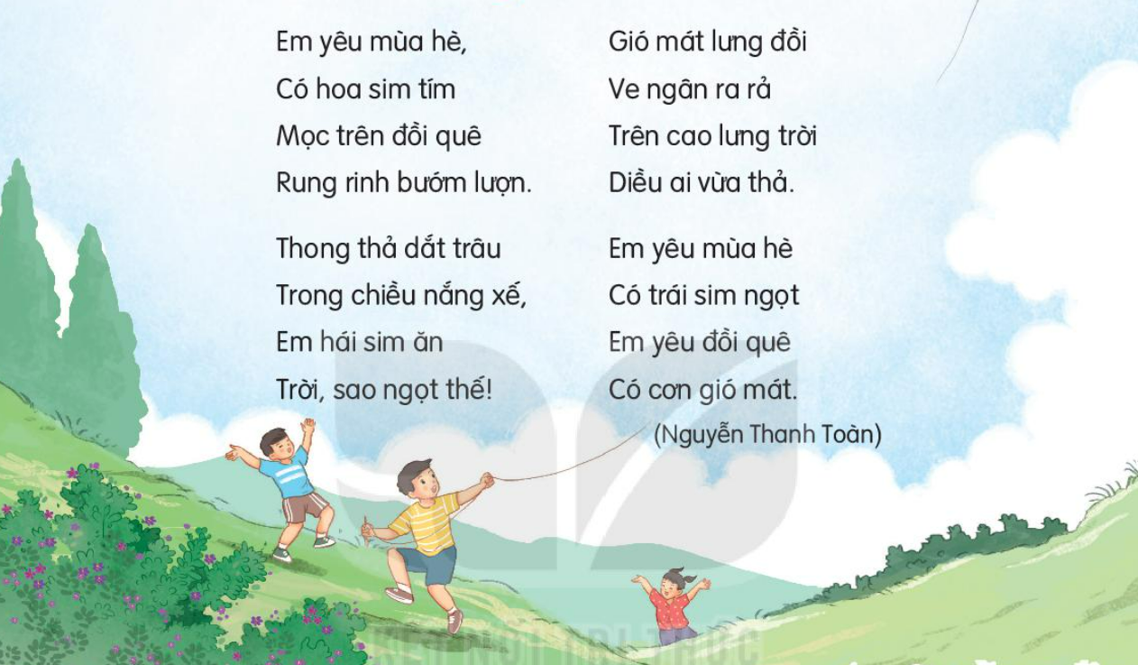 Nghe - viết: Em yêu mùa hè    (ảnh 1)