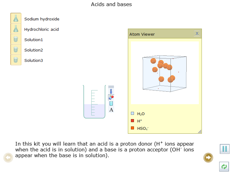Sử dụng thẻ Open – local để mô phỏng thí nghiệm “Acid and base”.  (ảnh 9)