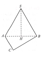Cho hình chóp S.ABC có đáy là tam giác cân tại A, AB=AC=a, góc BAC=120 độ . Tam giác SAB là tam giác đều và nằm trong mặt phẳng vuông góc với mặt đáy. Tính thể tích V của khối chóp S.ABC. (ảnh 1)