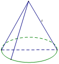 Một hình nón tròn xoay có thiết diện qua trục là một tam giác vuông cân có cạnh bằng a  (ảnh 1)