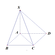 Cho hình chóp S.ABCD có đáy là hình vuông với AC = 5 căn bậc hai của 2 (ảnh 1)