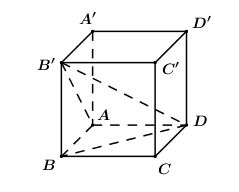 Cho hình lập phương ABCD.A'B'C'D' có cạnh bằng a. Thể tích (ảnh 1)