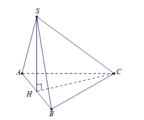 Cho hình chóp S.ABC có đáy ABC là tam giác vuông tại A (ảnh 1)