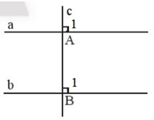Cho hai đường thẳng phân biệt a và b cùng vuông góc với đường thẳng (ảnh 2)