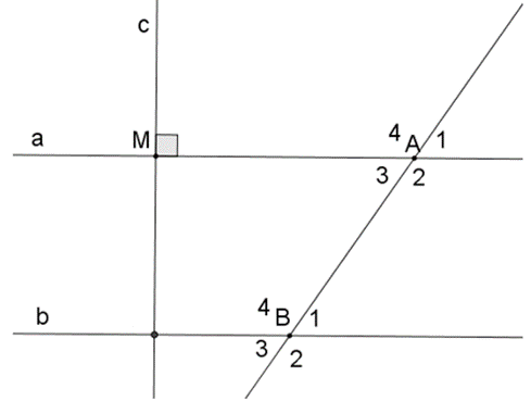 Cho Hình 6, biết hai đường thẳng a và b song song với nhau và  (ảnh 3)