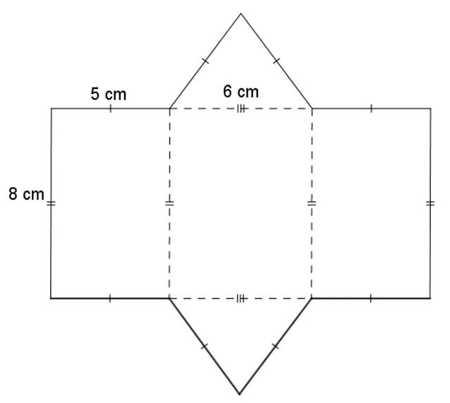 Tạo lập hình lăng trụ đứng tam giác với kích thước như Hình 9. (ảnh 2)