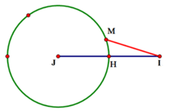 Trong không gian Oxyz, cho hai điểm  A(2;-2;4), B(-3;3;-1) và mặt cầu  (ảnh 1)