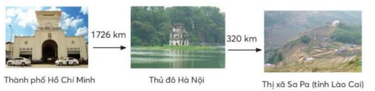 Số? Quãng đường từ Thành phố Hồ Chí Minh đến thị xã Sa Pa, đi qua Thủ đô (ảnh 1)