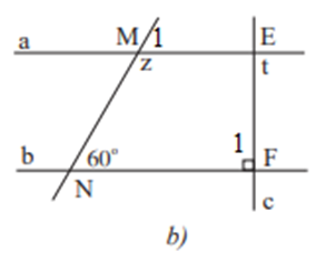 Cho biết m // n và a // b. Tính số đo x, y, z, t của các góc trong Hình 12. (ảnh 3)