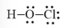 Viết các công thức Lewis cho mỗi phân tử sau: a) Cl2; N2. b) SO2; SO3. c) H2O; H2S; HOCl. (ảnh 14)