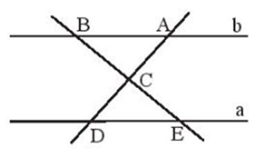 Tìm các cặp góc bằng nhau của hai tam giác ABC và DEC trong Hình 13 (ảnh 2)
