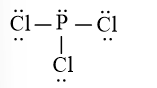 Công thức của PCl3 theo mô hình VSEPR là (ảnh 1)