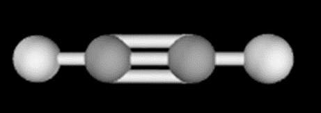 Lắp ráp mô hình phân tử CH liên kết ba CH, biết toàn bộ các nguyên tử nằm trên cùng  (ảnh 1)