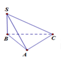 Cho khối chóp tam giác S.ABC  có (SBA) và ()SBC cùng vuông góc với (ABC), đáy ABC là tam giác đều cạnh a (ảnh 1)