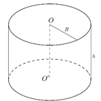 Cho hình trụ (T)  có chiều cao h , độ dài đường sinh l , bán kính đáy r  . Ký hiệu  (ảnh 1)