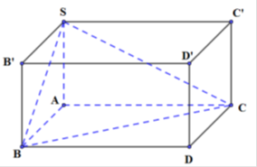 Cho hình chóp S.ABC có đáy ABC là tam giác vuông tại A, biết  (ảnh 1)