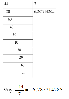a) Hãy biểu diễn các số hữu tỉ sau đây dưới dạng số thập phân:  (ảnh 3)