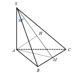 Cho hình chóp S.ABC có đáy ABC là tam giác vuông cân tại A (ảnh 2)