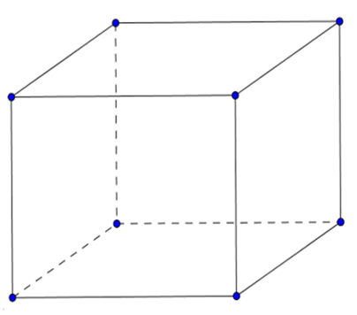 Tạo lập hình lăng trụ đứng có đáy là hình vuông cạnh 3 cm và chiều cao 5 cm. (ảnh 2)