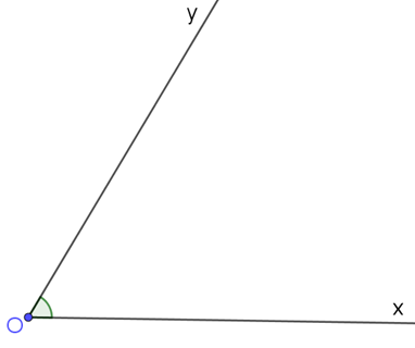 Vẽ một góc có số đo bằng 60o rồi vẽ tia phân giác của góc đó. (ảnh 1)