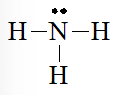 Trình bày các bước để viết công thức Lewis của phân tử NH3. (ảnh 2)