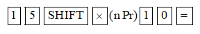Sử dụng máy tính cầm tay, tính giá trị các biểu thức sau: a) A 10 15; b) C 6 10 (ảnh 1)