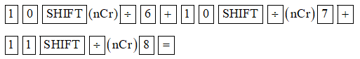 Sử dụng máy tính cầm tay, tính giá trị các biểu thức sau: a) A 10 15; b) C 6 10 (ảnh 2)