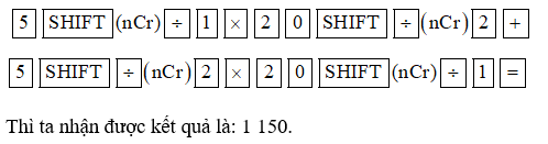 Sử dụng máy tính cầm tay, tính giá trị các biểu thức sau: a) A 10 15; b) C 6 10 (ảnh 3)