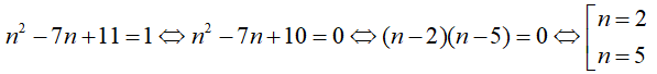 1) Cho biểu thức: A = (2x - 3)^2 - (x + 1)(x + 5) + 2 Rút gọn và tìm giá trị nhỏ nhất của A. 2) Cho B = n^2 - 27n^2 + 121. Tìm số tự nhiên n để B là số nguyên. (ảnh 1)
