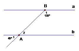 1) Cho hình vẽ có A1 bằng 45 độ, B1 bằng 135 độ .a) Tính số đo góc A2? b) Chứng minh a // b.2) Cho tam giác ABC có AB = AC và tia phân giác góc A cắt BC ở H. a) Chứng minh ∆ABH = ∆ACH. b) Chứng minh   c) Vẽ  HD vuông góc với AB (D thuộc AB)   và   HE vuống góc AC ( E thuộc AC) . Chứng minh: DE // BC. (ảnh 1)