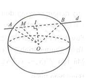 Trong không gian với hệ tọa độ Oxyz, cho ba điểm P, Q, R lần lượt di động trên ba trục tọa độ Ox, Oy, Oz (không trùng với gốc tọa độ O) sao cho 1/OP^2+z/OQ^2+z/OR^2=1/8 . Biết mặt phẳng (PQR)  luôn tiếp xúc với mặt cầu (S)  cố định.  (ảnh 1)