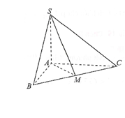 Cho hình chóp S. ABC  có đường cao SA  tam giác ABC  là tam giác cân tại  A có AB=a, BAC=120 độ  Biết thể tích khối chóp  bằng căn3 a^3/4  góc giữa hai mặt phẳng (SBC)  và  (ABC) bằng (ảnh 1)