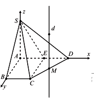 Cho hình chóp S.ABCD có SA vuông góc với đáy;  SA=a căn 6. Đáy ABCD là hình thang vuông tại A và B, AB=BC=1/2AD=a. Gọi E là trung điểm AD. Tính bán kính mặt cầu ngoại tiếp hình chóp S.ECD. (ảnh 1)