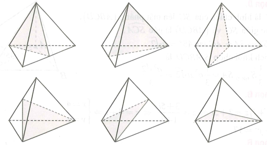 Số mặt phẳng đối xứng của khối tứ diện đều là (ảnh 1)