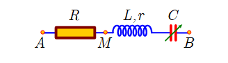 Đặt điện áp xoay chiều có giá trị hiệu dụng U và tần số không đổi vào hai đầu đoạn mạch AB gồm điện trở  (ảnh 1)