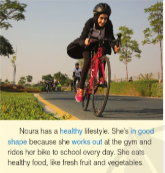 Noura has a healthy lifestyle. She's in good shape because she works (ảnh 1)