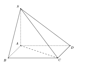 Cho hình chóp S.ABCD có đáy là hình vuông cạnh 2a, cạnh bên SA vuông góc (ảnh 1)