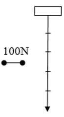 a) Nêu cách biểu diễn vec tơ lực? b) Biểu diễn trọng lực của một vật khối lượng 50kg (ảnh 1)