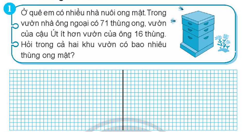 Tóm tắt và giải bài toán. Ở quê em có nhiều nhà nuôi ong mật. (ảnh 1)