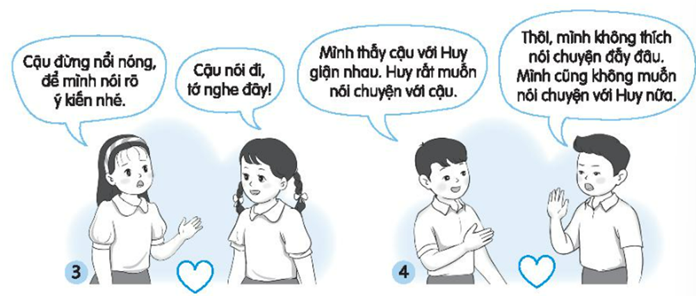 Tô màu vào trái tim dưới tranh thể hiện cách hòa giải bất đồng với bạn bè. (ảnh 2)