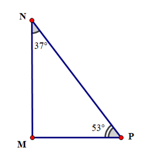Cho tam giác MNP có số đo như hình vẽ:  Có bao nhiêu khẳng định đúng trong các  (ảnh 1)