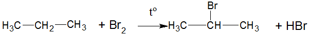 Monobrom hóa propan (có ánh sáng) thu được sản phẩm chính là (ảnh 1)