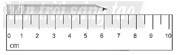 Hãy xác định số đo chiều dài của cây bút chì trong các trường hợp dưới đây: (ảnh 1)