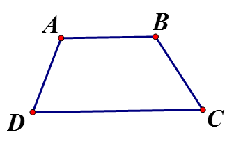 Tính các góc của hình thang ABCD (AB//CD) biết  góc A = 3 góc D, Góc B - góc C = 30 độ (ảnh 1)