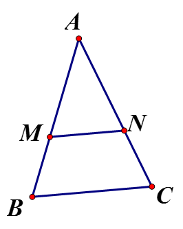 Cho tam giác ABC cân tại A. Trên các cạnh AB, AC lấy các điểm M, N sao cho BM = CN (ảnh 1)