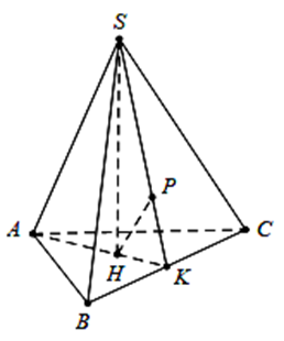 Cho hình chóp đều S.ABC có cạnh đáy bằng a, cạnh bên bằng 2a (ảnh 1)