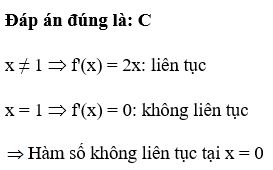 Cho hàm số  fx = x^2+1 2 Chọn khẳng định đúng (ảnh 1)