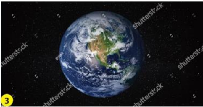 Quan sát quả địa cầu và ảnh Trái Đất chụp từ vệ tinh, em thấy Trái Đất có hình  (ảnh 1)