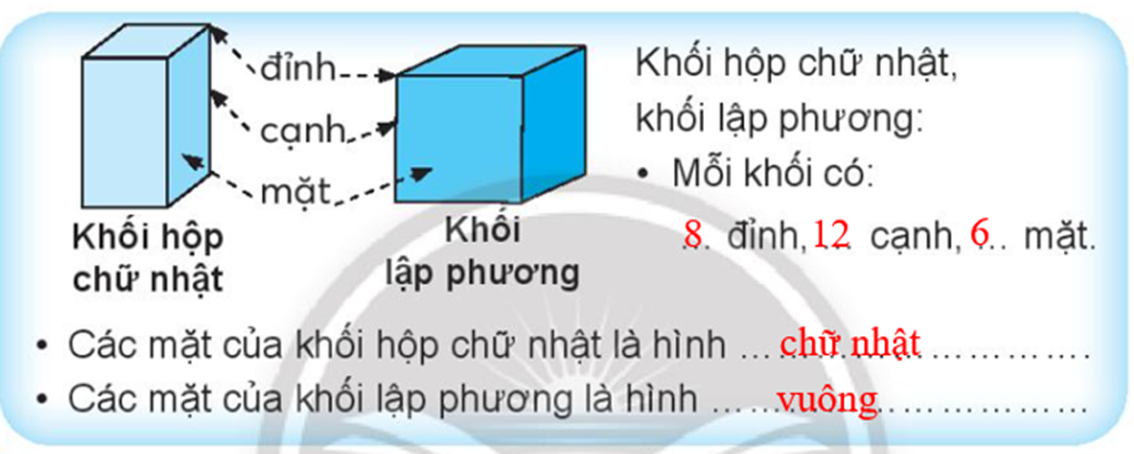 Viết vào chỗ chấm Khối ru-bíc có dạng khối  (ảnh 3)