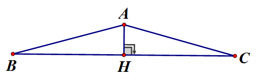 Cho tam giác AB, AB = AC =a, góc BAC = 120 độ. Tính theo a độ dài BC. (ảnh 1)